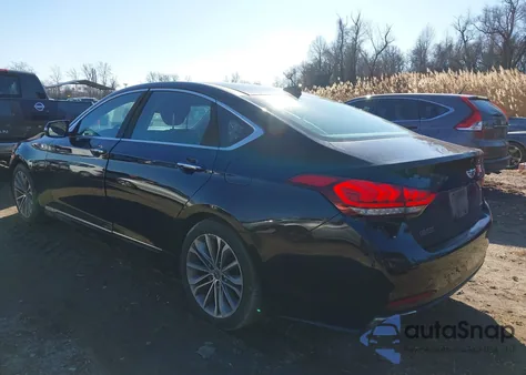 2015 Hyundai Genesis 3.8 из США, поврежденный, VIN KMHGN4JE1FU023611